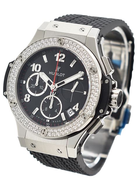 hublot big bang carbon diamond bezel on wrist|Hublot big bang.